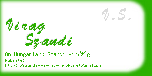 virag szandi business card